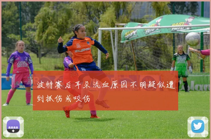 波特赛后耳朵流血原因不明疑似遭到抓伤或咬伤